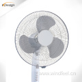 Household cheap price 16 inch energy saving pedestal fan decorative noiseless 450mm cross base pedestal fans